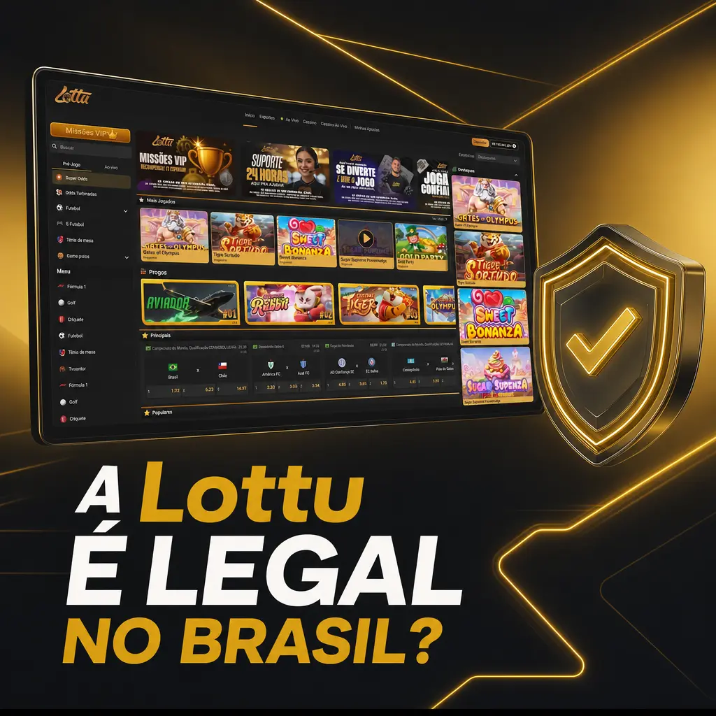 Lottu no Brasil: plataforma licenciada por Curaçao Gaming Authority para apostas esportivas e cassino online