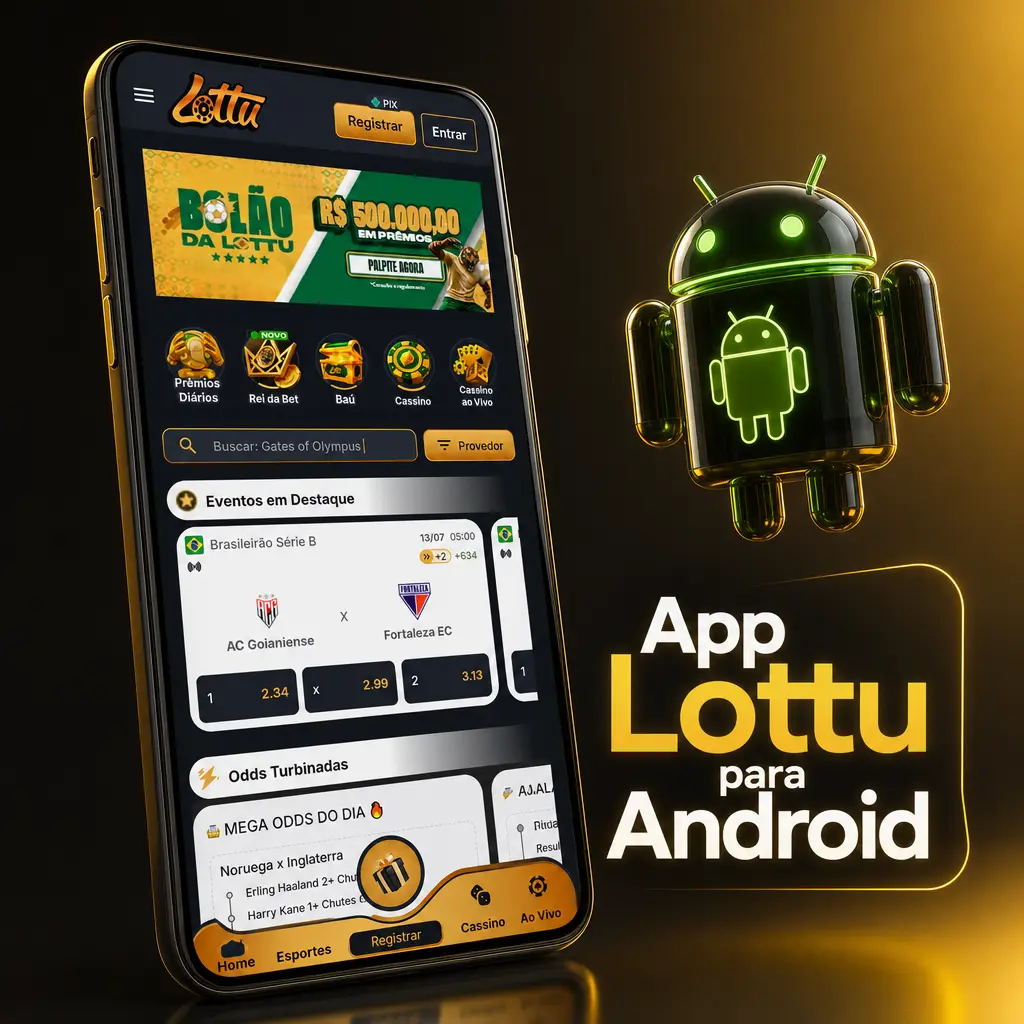 Ícone do aplicativo Lottu para Android, disponível em APK para apostas esportivas e jogos de cassino no celular.