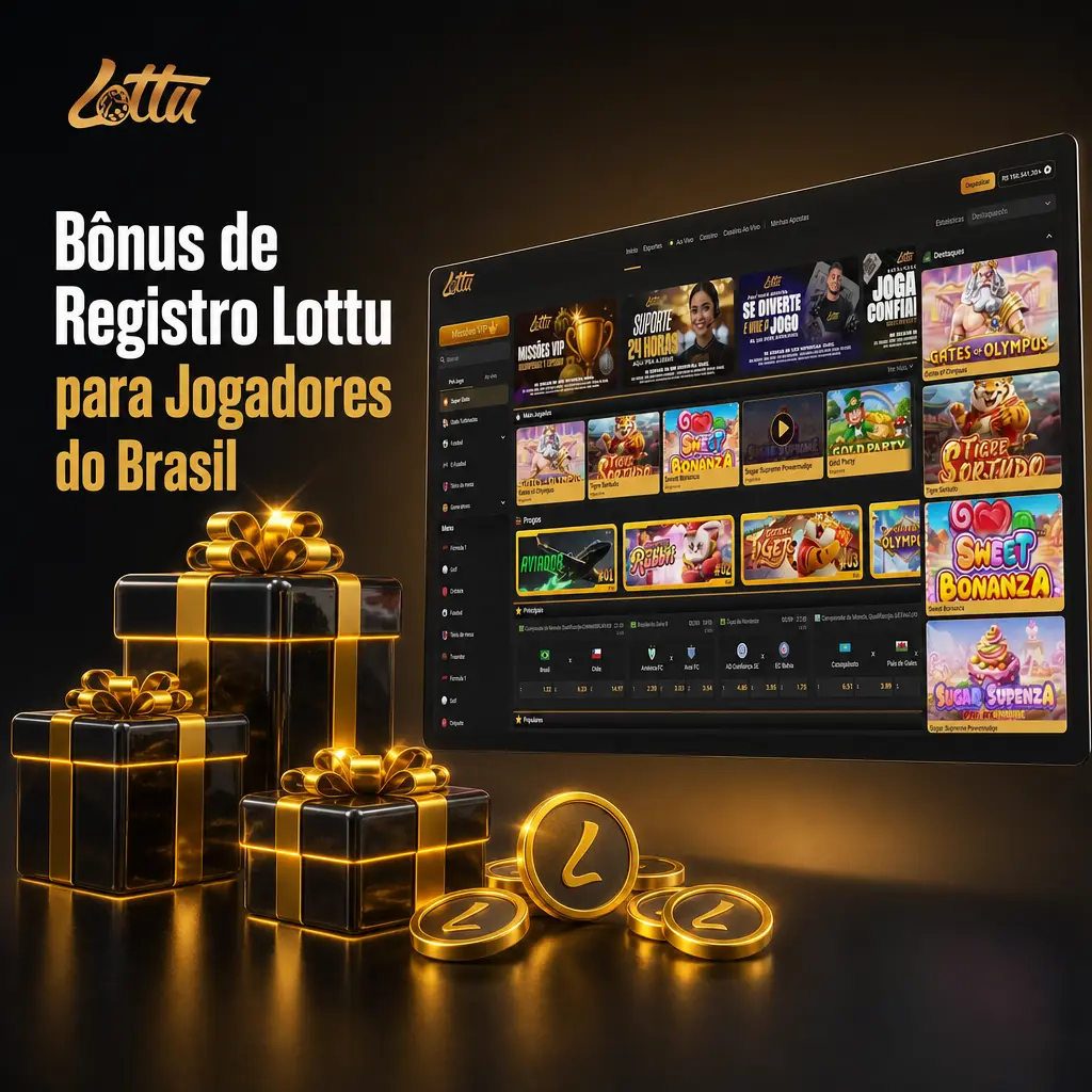 Lottu não oferece bônus de registro no Brasil em 2026; acesso a odds e cassino é liberado sem depósito mínimo.