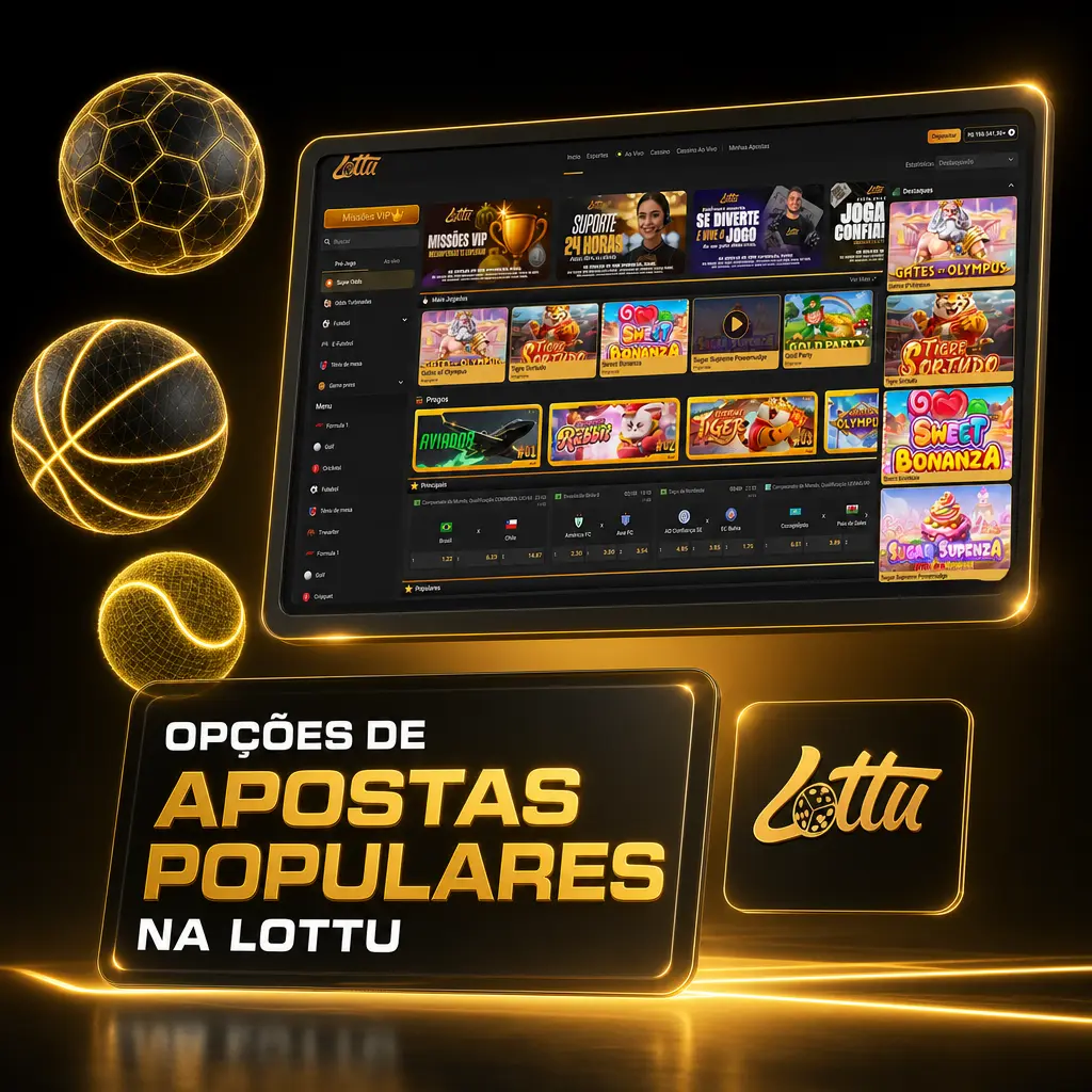 Opções de apostas na Lottu: pré-jogo, ao vivo e cash out para diferentes perfis de apostadores