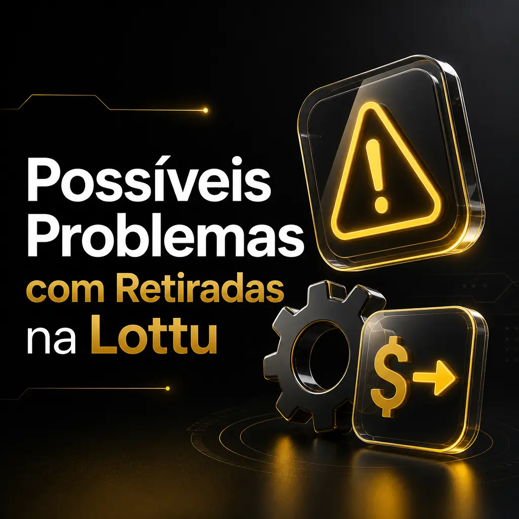 Problemas comuns em retiradas na Lottu: dados bancários incorretos, verificação pendente, bônus não liberado e limites de valor.