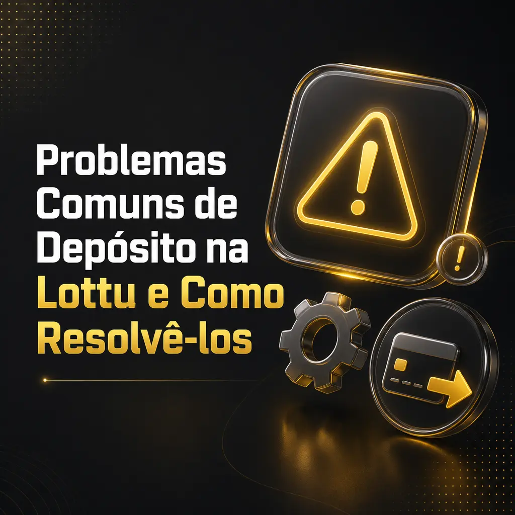 Guia da Lottu com problemas comuns de depósito, como pagamento recusado, saldo não creditado e soluções práticas.