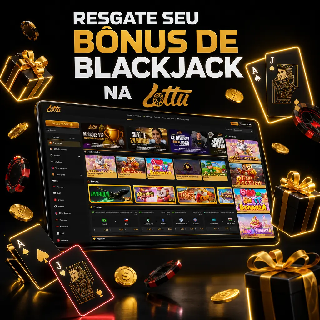 Mesas de Blackjack na Lottu: Clássico, Speed e Infinito, com depósito via Pix e sem rollover obrigatório.