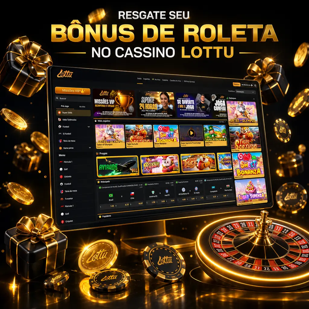 Cassino Lottu: mesas de Roleta europeia, ao vivo e automática, depósitos via Pix e saques rápidos sem rollover artificial