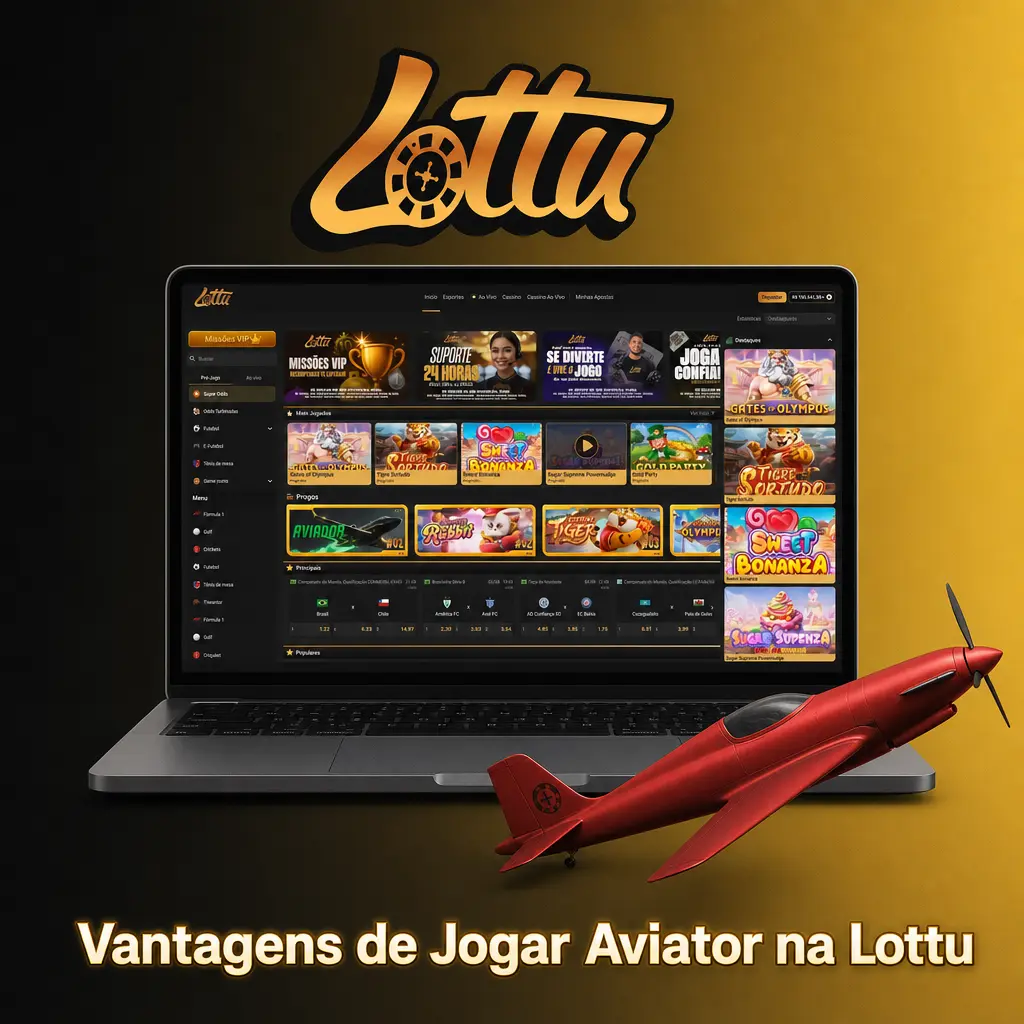 Vantagens de jogar Aviator na Lottu: depósito mínimo baixo, modo demo, saques via PIX e suporte em português